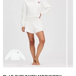 PARKE FLAG SHRUNKEN MOCKNECK